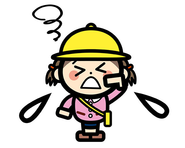 泣く子供
